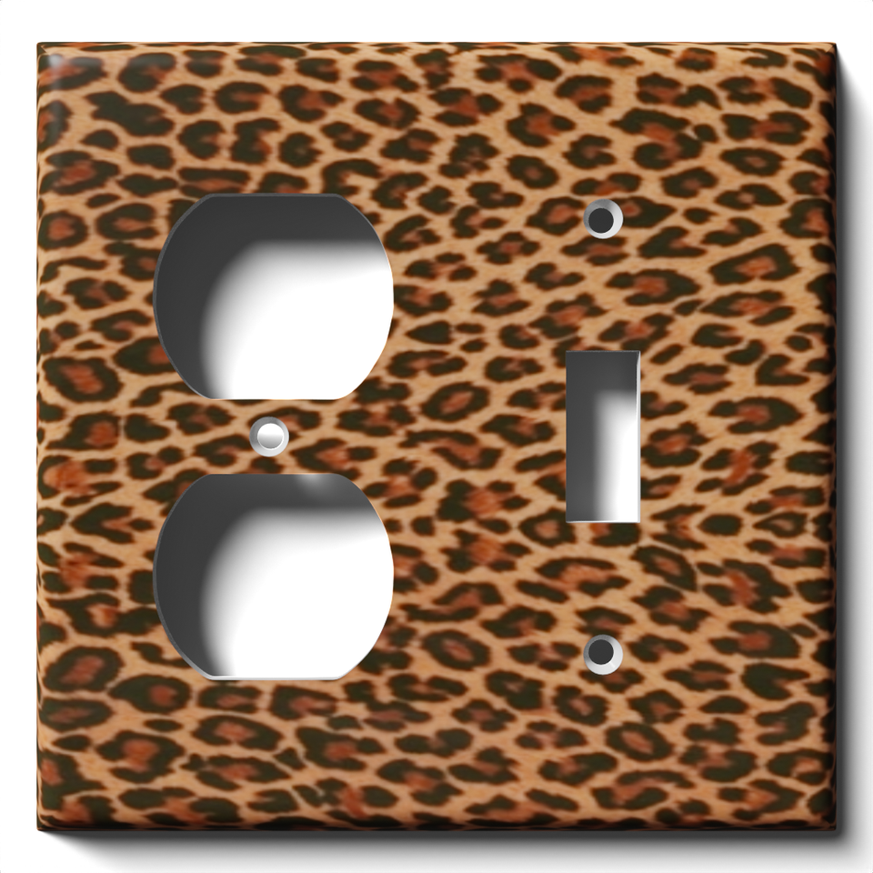 Leopard Print Decorative Light Switch Plate Cover Outlet Wall Plate | eBay
