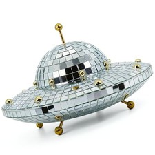 UFO-Shaped Disco Ball Home D cor - Elevate Your Space with Retro-Reflective