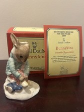 Royal Doulton Bunnykins Girl Skater DB153 1995 Figur mit Box & Zertifikat