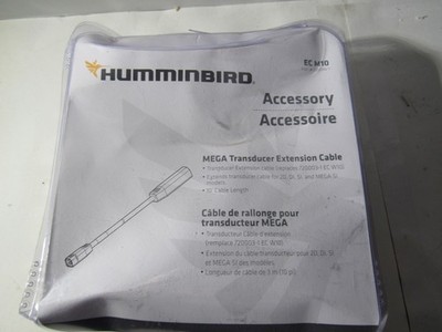 Humminbird EC M10 PiranhaMAX HELIX 5 7 9 10 12Transducer Extension Cable 10ft