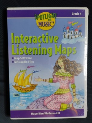INTERACTIVE LISTENING MAPS GRADE 4 - Map Software - MP3 Audio Files - Sealed!