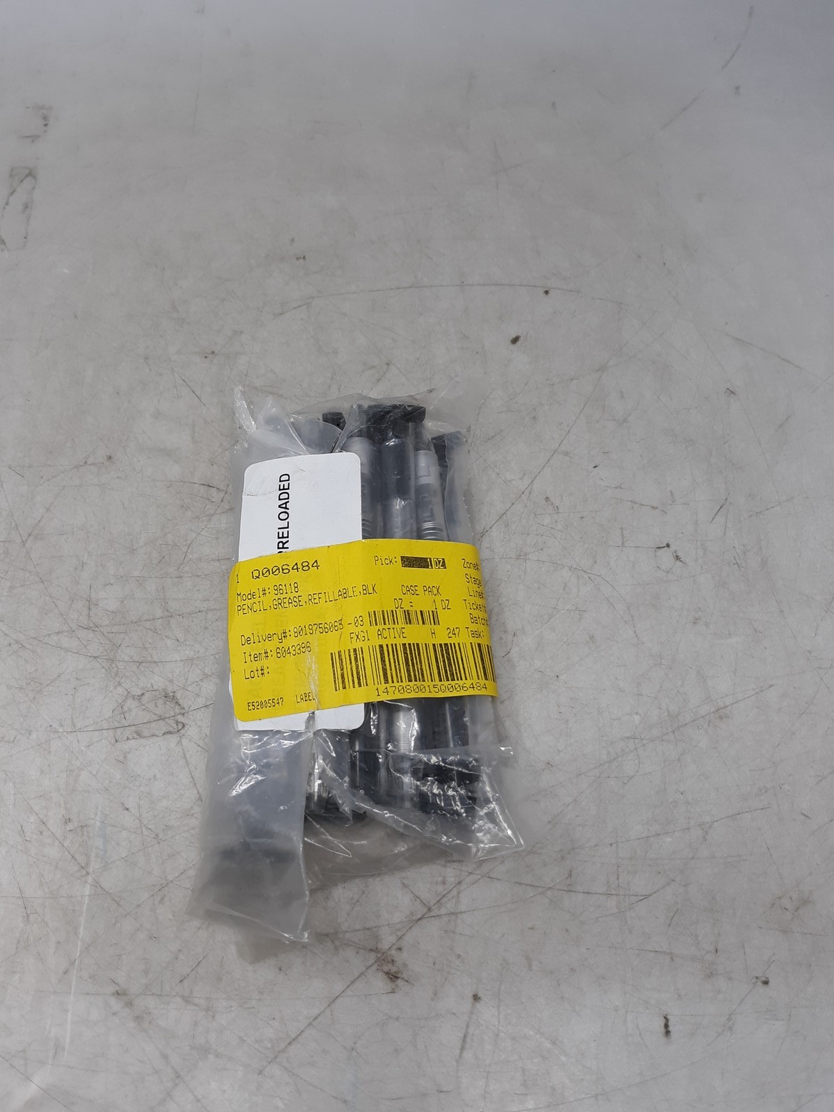 Grease Refillable Black Model 96118 - Lot Of 12