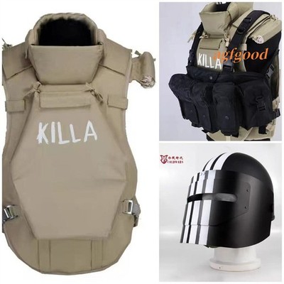 Russian Heavy MASKA Helmet 6b13 Vest Killa Version Black Hangers Bag Outdoor Set