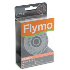 Genuine Flymo FLY047 Single Line Spool and Line - Red