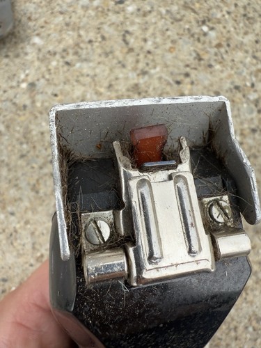 Vintage Oster Progienic Model 111 For "A" Barber Electric Hair Clipper w/ Blades - Picture 3 of 9