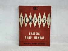 1962 Pontiac Tempest Lemans Original Chassis Shop Manual 1962 Pontiac Tempest Lemans Original Chassis Shop Manual