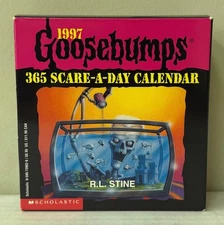 R. L. Stine Goosebumps 365 Scare-A-Day Calendar 1997