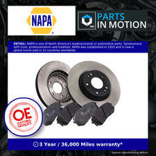 2x Vented Brake Discs and Pads fits KIA SPORTAGE QL 1.7D Front 15 to 22 305mm