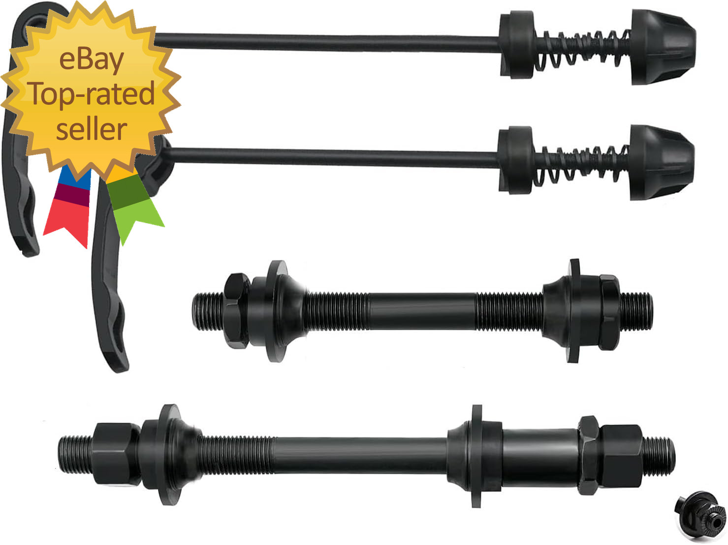 MTB Quick Release Bicycle Hub Road Mountain Bike Front Rear Axle Hollow Shaft Se