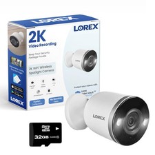 2K Indoor/Outdoor Spotlight Camera with Color Night Vision, 2-Way Talk, Perso...