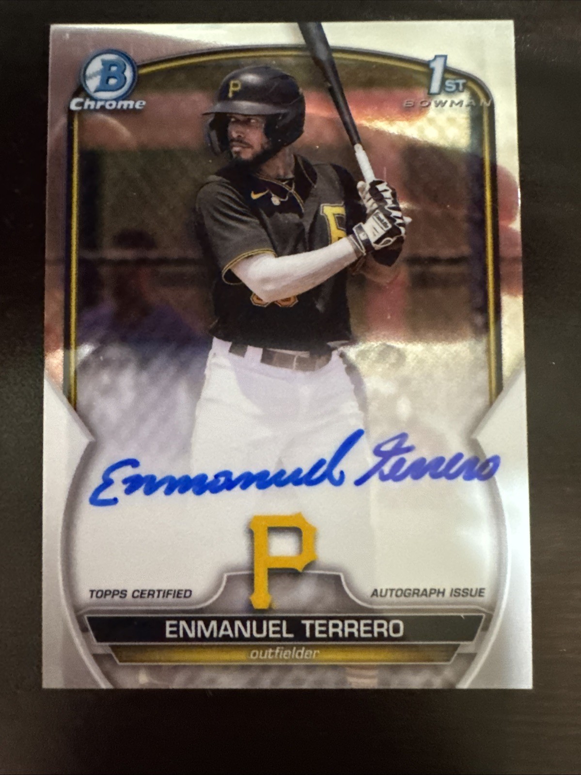 2023 Bowman Chrome Baseball Enmanuel Terrero #CPA-ETO 1st Auto
