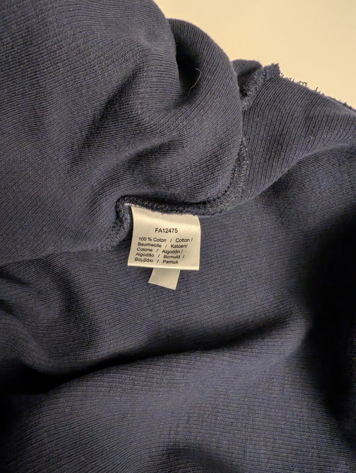 Men's Lacoste Navy Zip-Up Interlock Sweater - Like New, Click to Shop! image 3