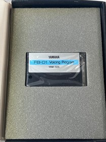 Vintage Yamaha YRM-506 FB-01 Voicing Program MSX Cartridge Boxed Japan CX5M