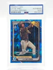 LEO DE VRIES 2024 BOWMAN CHROME PROSPECTS SAPPHIRE 1ST AUTO PSA AUTHENTIC Q1725