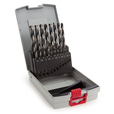 Bosch 2608577351 HSS PointTeQ Metal Drill Bit Set 1-10mm (19 Piece)