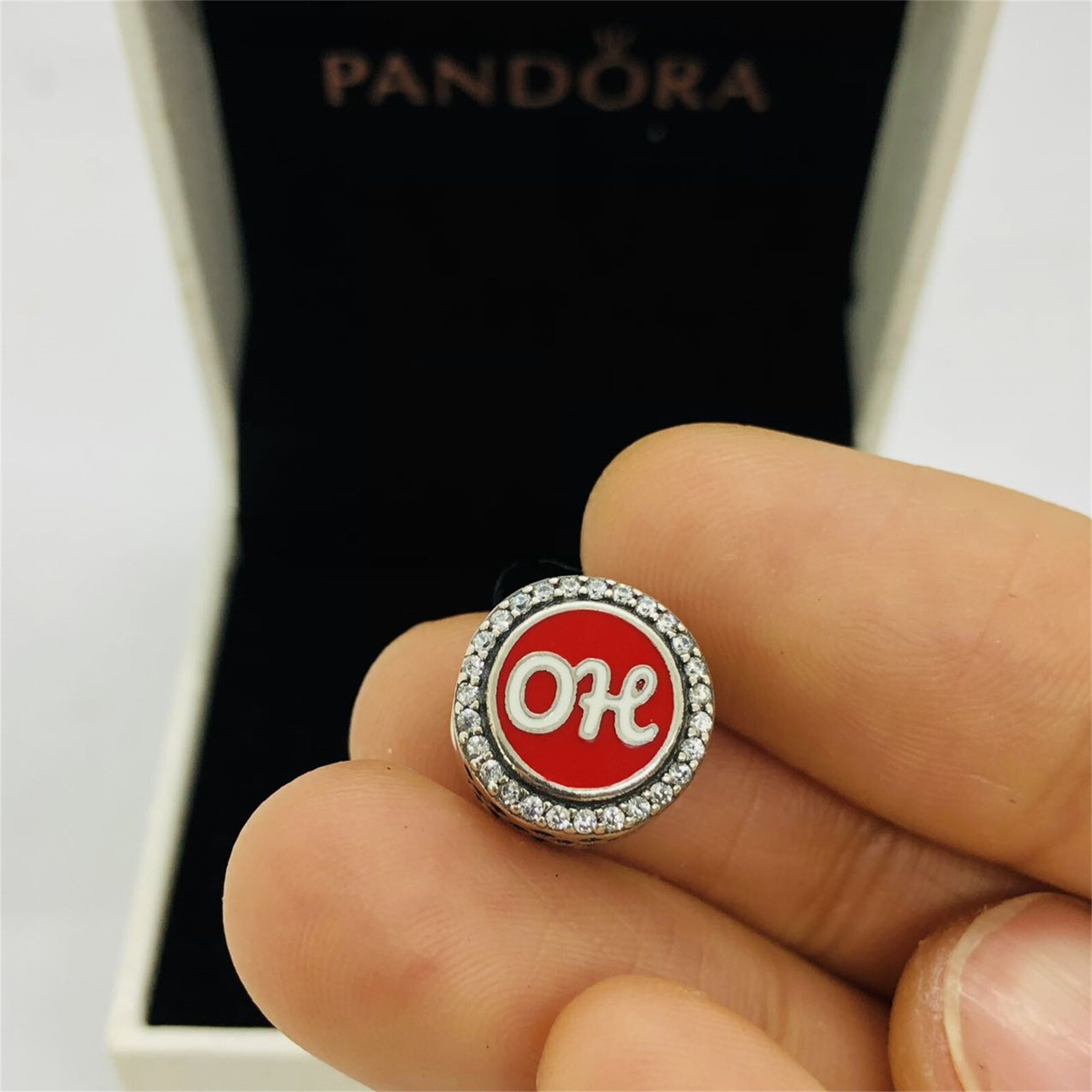 Pandora Ohio State University Exclusive Charm S925 Silver with box