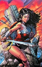DAVID FINCH rare WONDER WOMAN art print SIGNED limited Full Color LAST TWO!