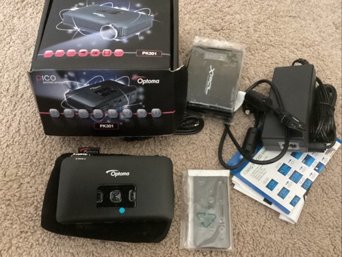 proyector de video de bolsillo portátil Optoma Pico PK301 DLP HD 1280x800 50 796435411725 | eBay