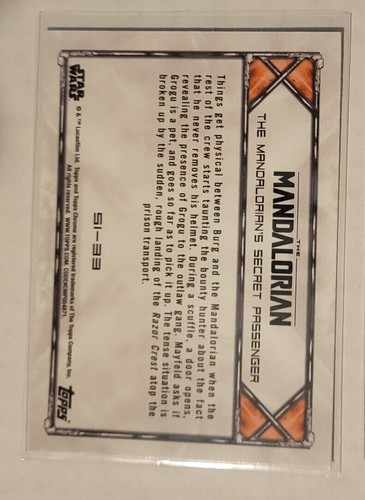 2022 Topps Chrome The Mandalorian #S1 Refractors Your Choice Complete Your Set - 第 37/49 張圖片