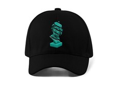 Vaporwave Aesthetic Sliced Statue DTF Printed Logo Baseball Cap Dad Hat Unisex