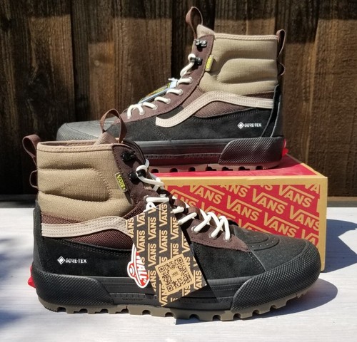 Size 11½ - Vans Gore-Tex MTE Mens Brown / Black NEW