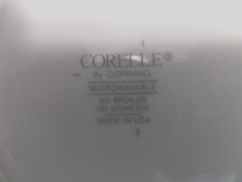 CORELLE by CORNING 19 PC. DINNERWARE SET in the CONTEMPORARY "WINTER FROST" - Picture 9 of 9