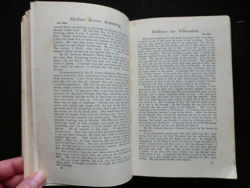 Trial of Herbert Rowe Armstrong (1927-1st) Filson Young - Notable British Trials - Imagen 7 de 12