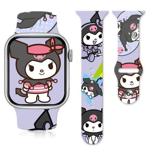 Correa de reloj Anime Sanrios My Melody Cinnamoroll Kuromi para Apple Watch 8765 Stra - Imagen 22 de 58