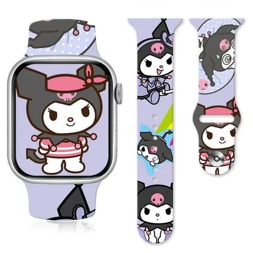 Anime Sannrio My Melody Cinnamoroll Kuromi Uhrenarmband für Apple Watch 8765 Stra - Bild 23 von 58