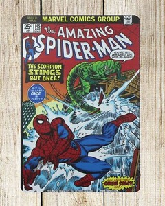 Details About Us Seller Bedroom Decor Ideas Amazing Spider Man Marvel Comics Metal Tin Sign
