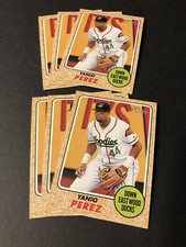 (6) 2017 TOPPS HERITAGE MINORS #174 YANIO PEREZ LOT  DOWN EAST WOOD DUCKS