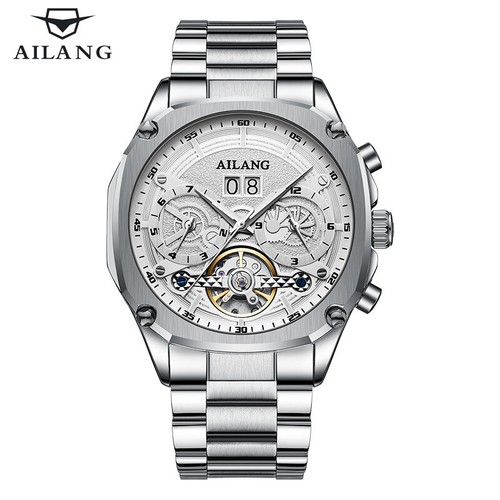 AILANG Men's Watch Automatic Mechanical Wristwatches Waterproof Calendar Week - Picture 2 of 32