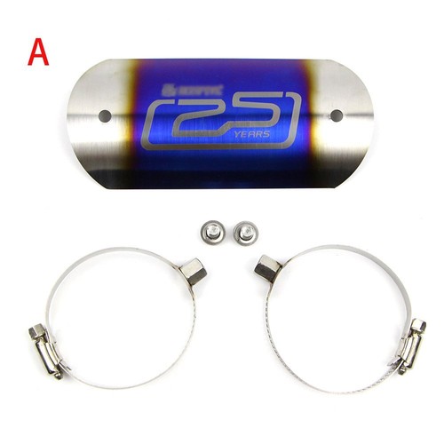 Motorcycle Exhaust Middle Pipe Heat Shield Link Cover Muffler Protector Guard - Picture 5 of 12