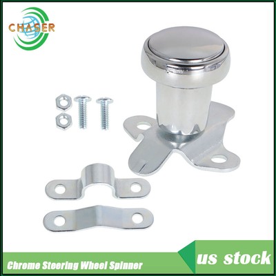 Universal Car Steering Wheel Handle Aid Auto Truck Spinner Knob Stainless steel