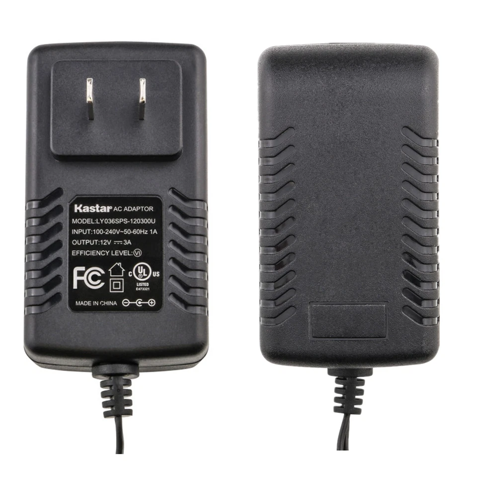 Kastar [UL Listed] 12V 3A 36W AC Adapter Power Supply for Camera LED Light Strip - Image 2 of 4