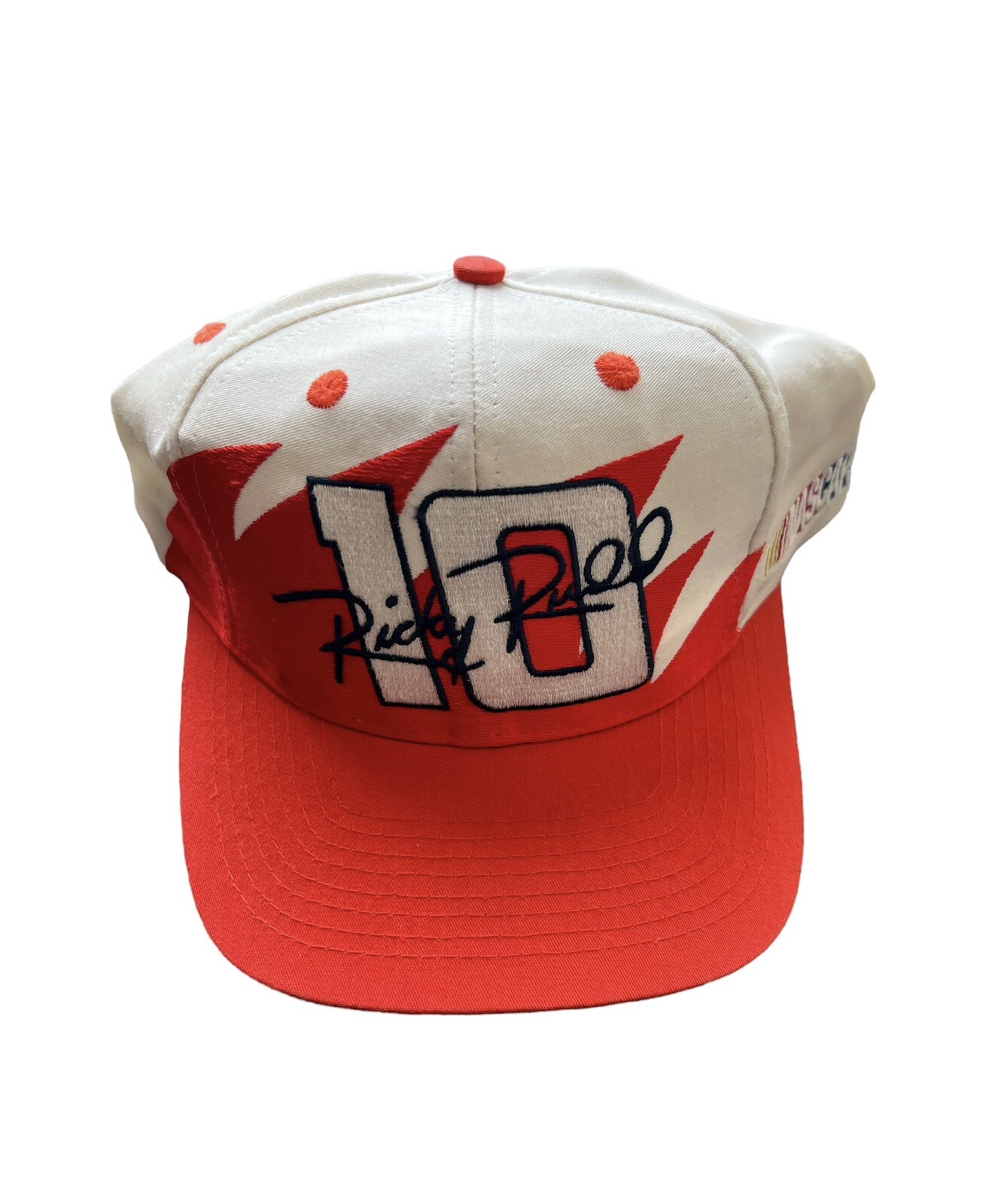 Vintage Ricky Rudd Logo 7 Sharktooth Nascar Snapback - Gem