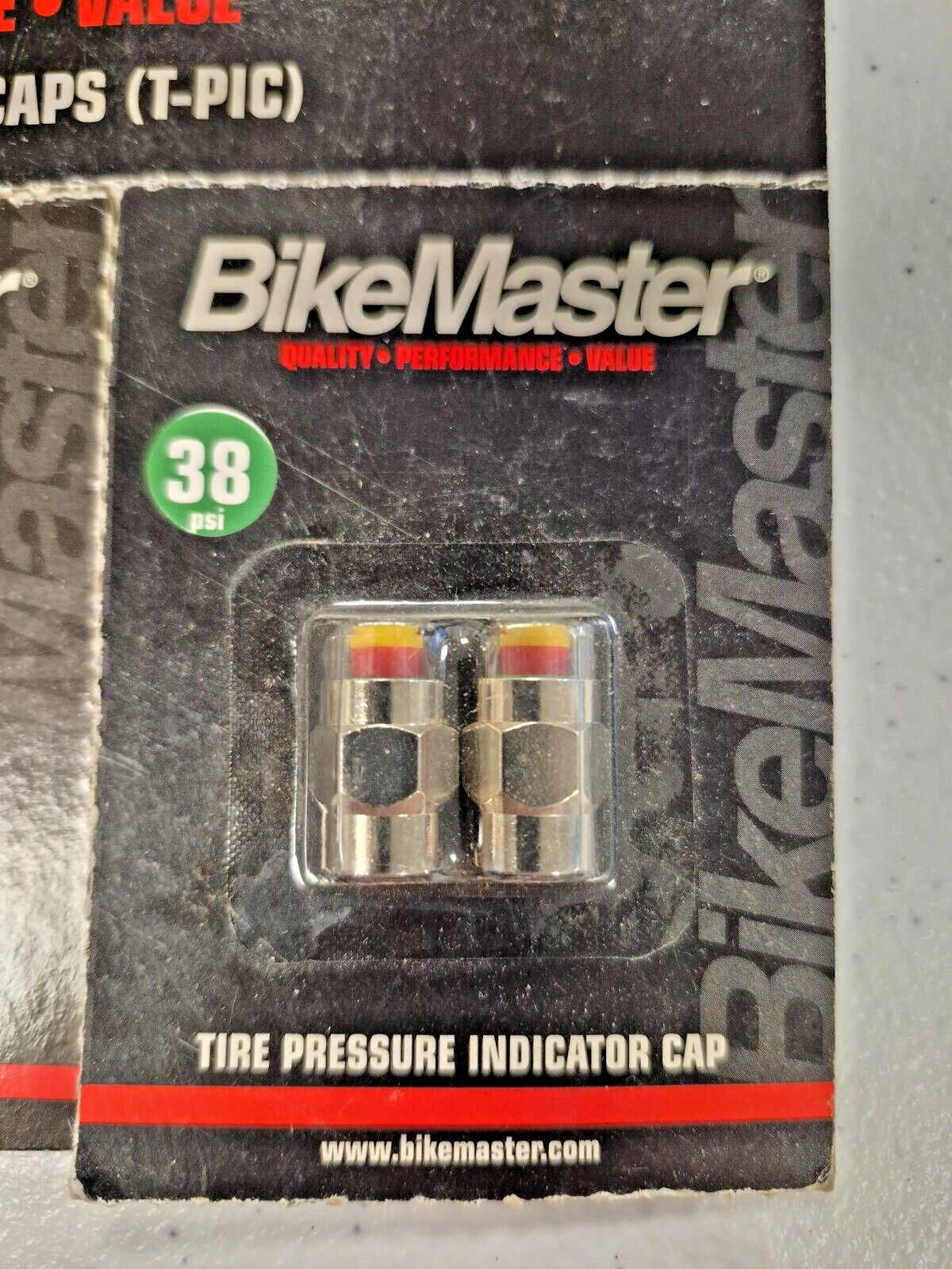 NOS BikeMaster tire pressure indicator caps 38 psi 15-1515 | eBay