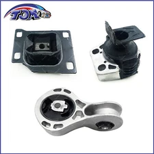 3pcs Engine Motor & Transmission Mount for 2008 2009 2010 2011 Ford Focus 2.0L