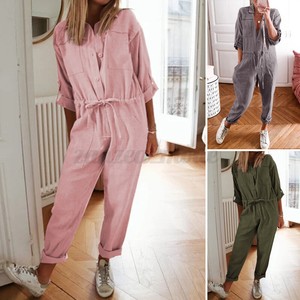 ladies long sleeve jumpsuits uk