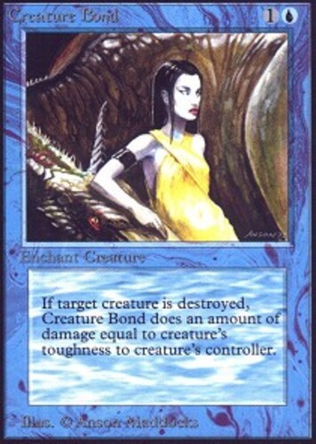 Creature Bond PL/MP, English MTG Beta