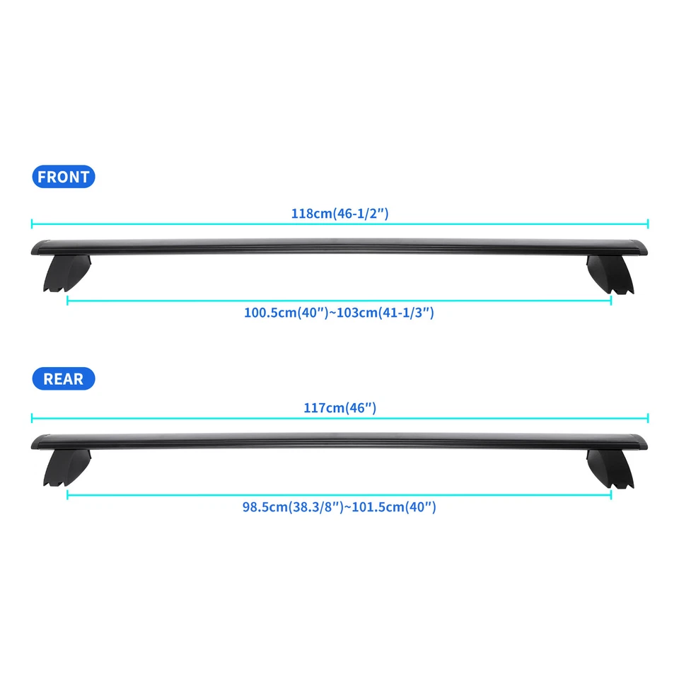 Bolsa de transporte de carga barra transversal portaequipajes techo auto Jeep Grand Cherokee 2011-2021 Foto 2 de 4