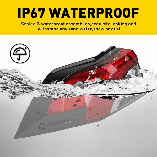 Driver Left Side Outer LED Tail Light For 2019-2023 Toyota RAV4 Rear Brake Lamp - Picture 5 of 18