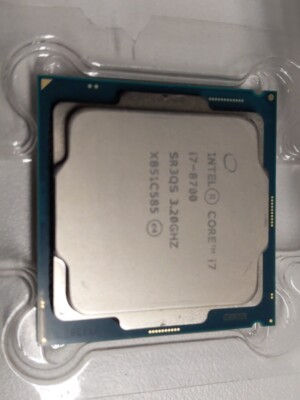 CPU Intel Core i7 8700 3.20Ghz LGA1151 Intel Core I7-960 Core I7 1st Gen. CPUs – 3.2 GHz, 6 Cores, 12MB