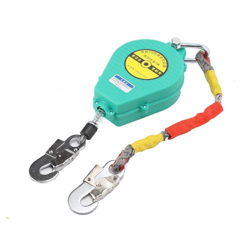23ft Self Retracting Lifeline Fall Arrester Fall Protection with Hook & Rope - Picture 4 of 14