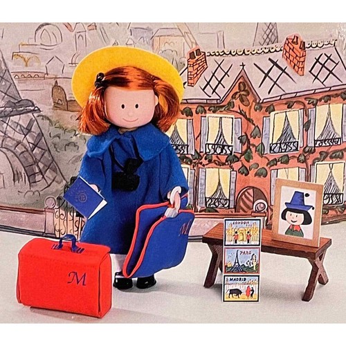 Eden Madeline Doll TRAVEL ACCESSORIES Suitcase Camera Passport Picture Postcards - Picture 5 of 6