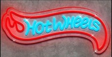 Hot Wheels LED Sign Light Lamp With Dimmer