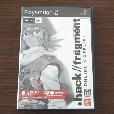Playstation 2 . hack   fragment PS2 Japanese version Video Game From Japan