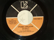 45 RPM Crabby Appleton Try, Go Back 1970 Electra Rock Pop Vinyl EKM 45687 EX