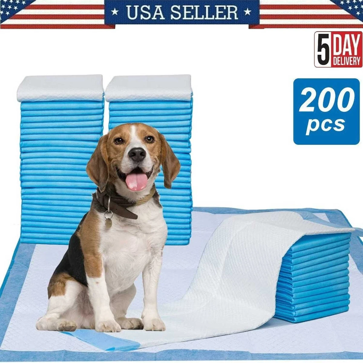 Blue beagle sale training pads