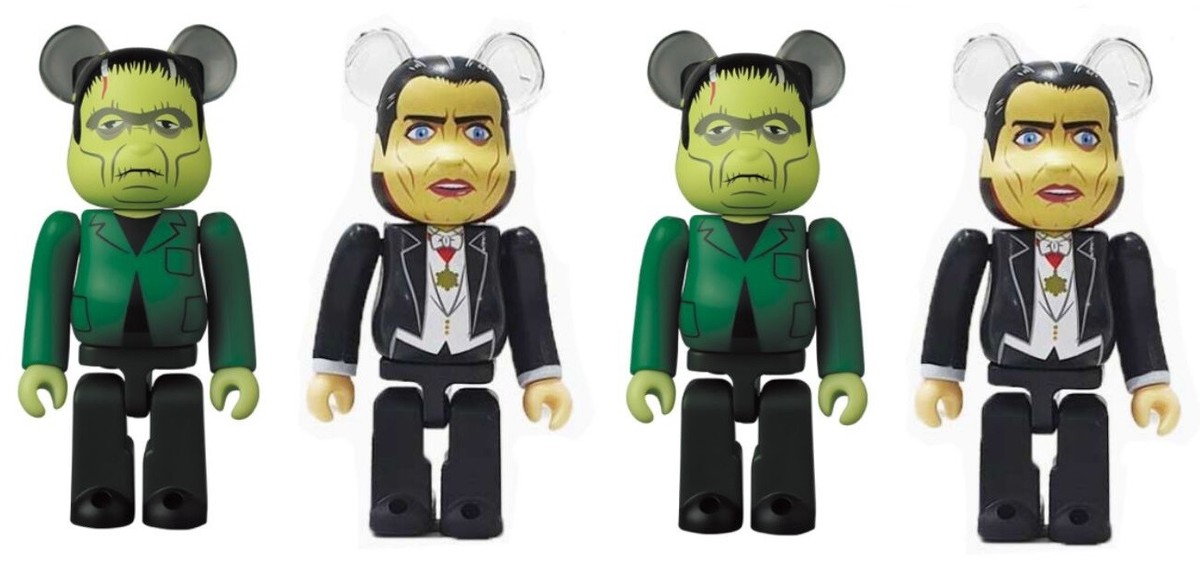 LOT MEDICOM BE@RBRICK 100% SERIES 42 HORROR [FRANKENSTEIN